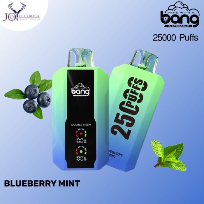 Bang Disposable Vape BLUEBERRY MINT 25000 Puffs
