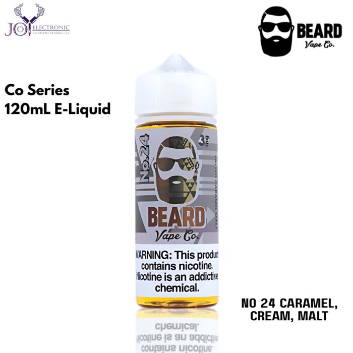 Beard Vape Co Series No 24 Caramel, Cream, Malt 120mL E-Liquid