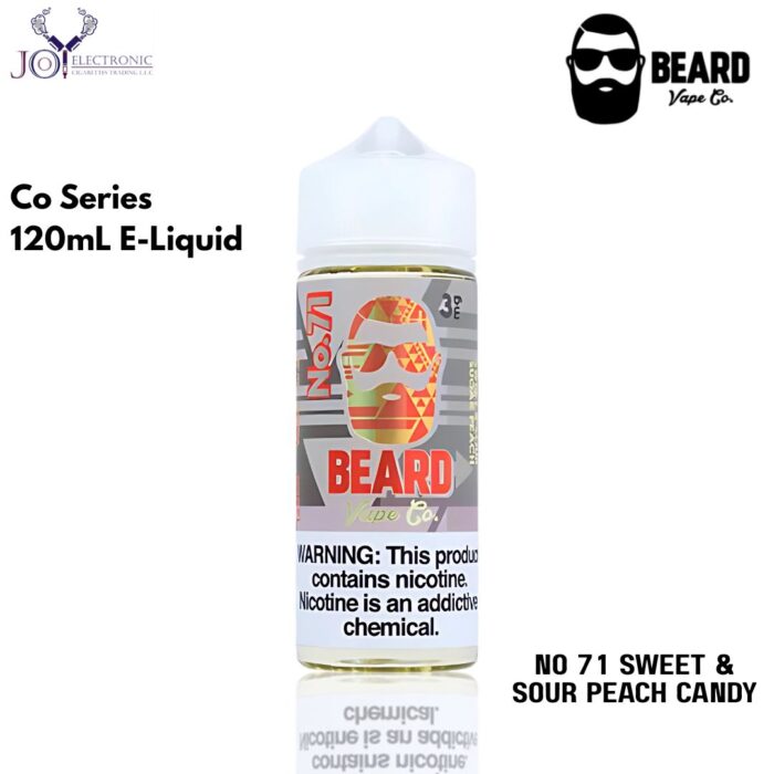 Beard Vape Co Series No 71 Sweet & Sour Peach Candy 120mL E-Liquid
