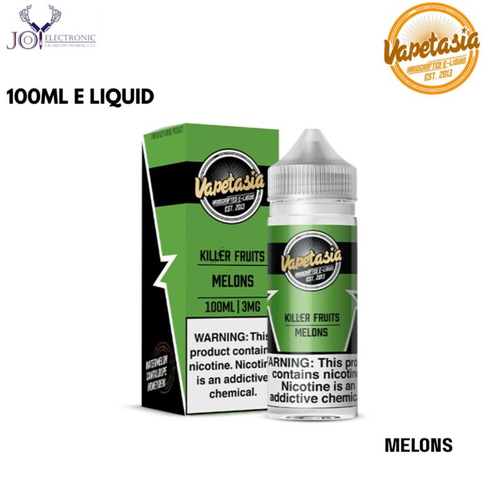 VAPETASIA Melons 100ML E LIQUID