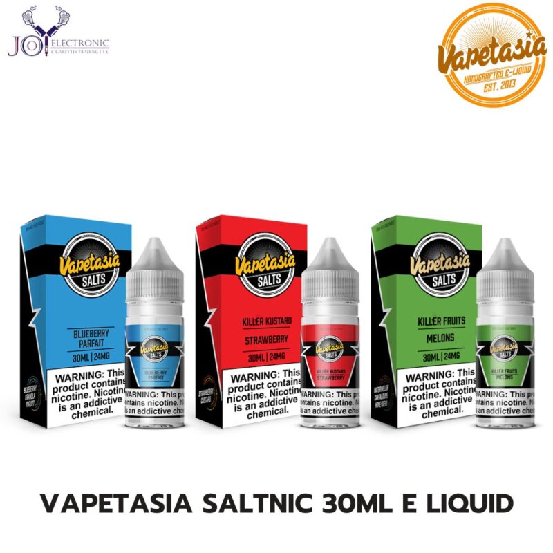 VAPETASIA SALTNIC 30ML E LIQUID
