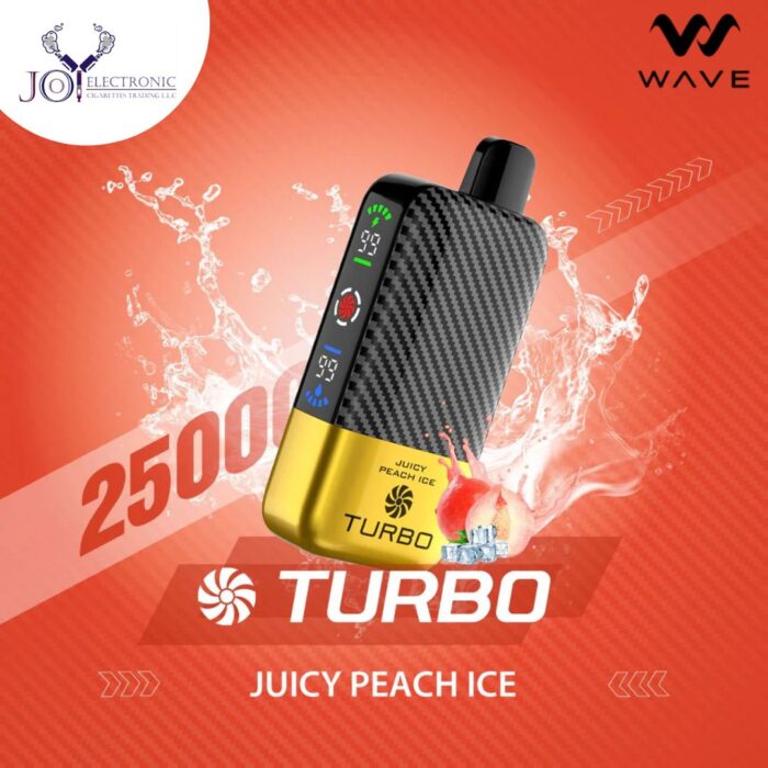 Wave Turbo JUICY PEACH ICE 25000 Puffs