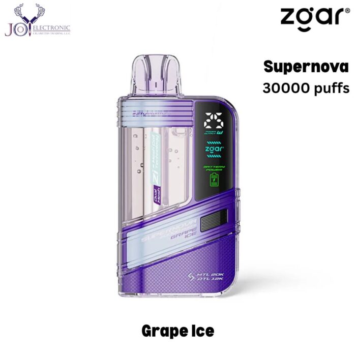 ZGAR Supernova Grape Ice 30000 Puffs