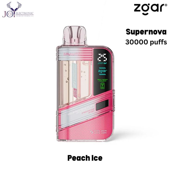 ZGAR Supernova Peach Ice 30000 Puffs