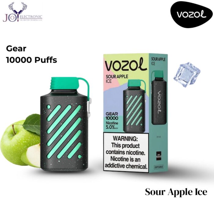 Vozol Gear Sour Apple Ice 10000 Puffs