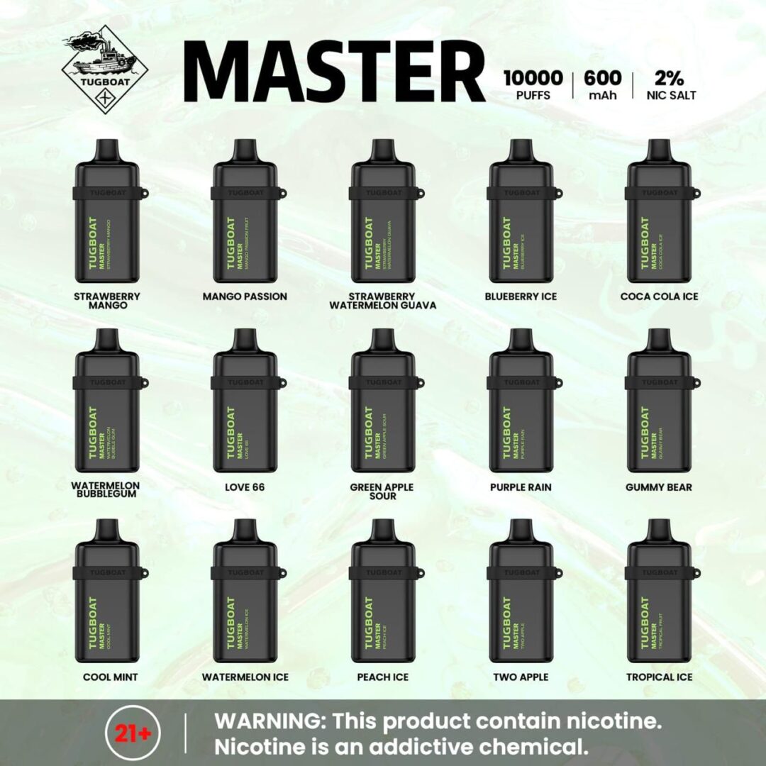 Tugboat Master 10000 Puffs Disposable Vape 20MG