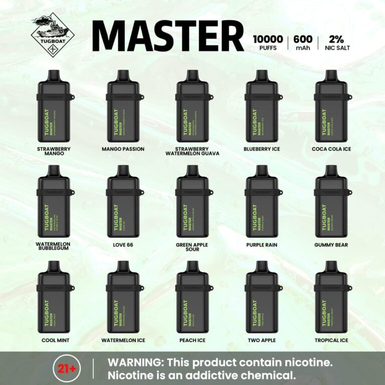 Tugboat Master 10000 Puffs Disposable Vape 20MG