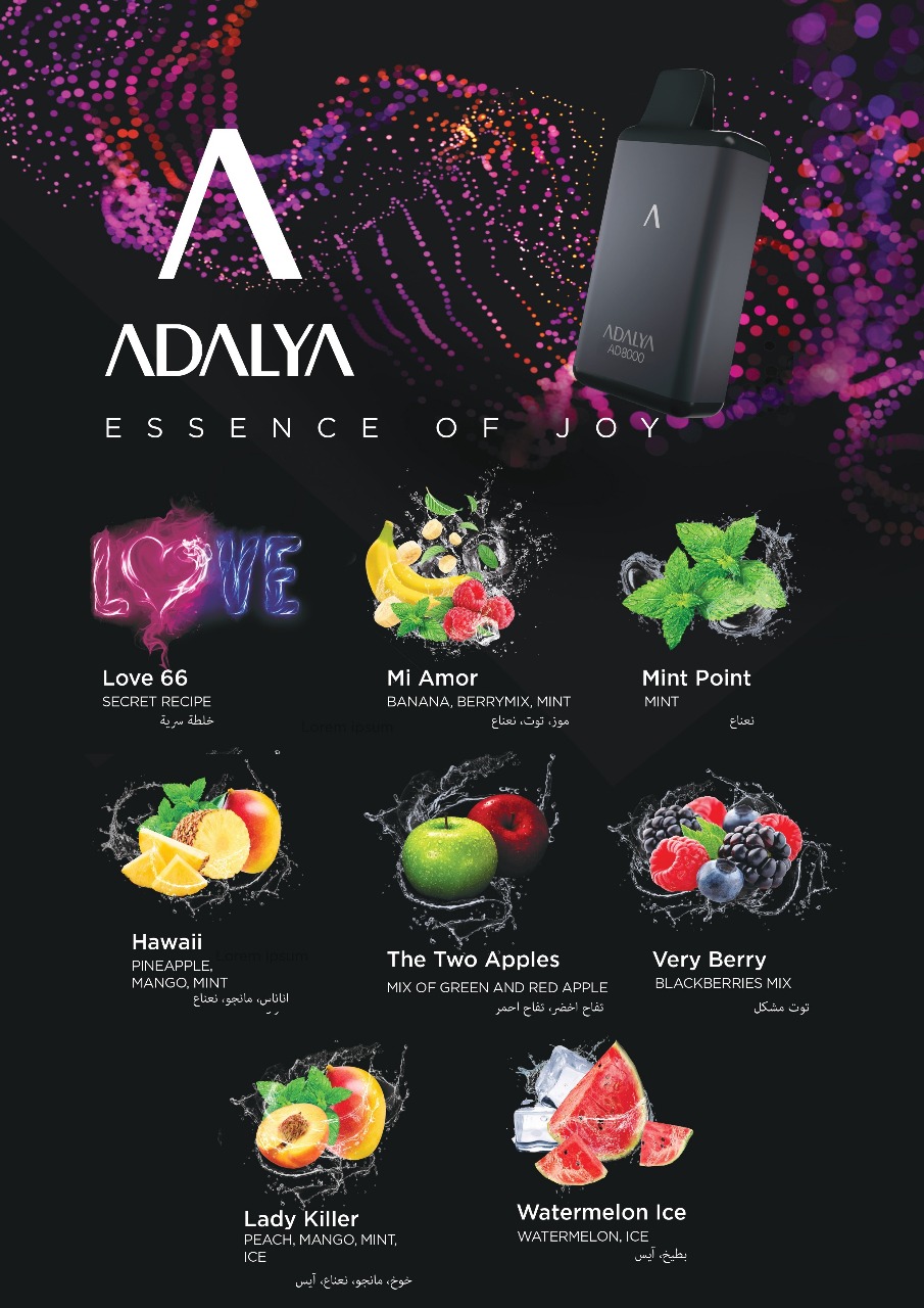 Adalya 8000 Puffs Disposable Vape in UAE