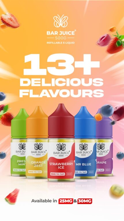 Bar Juice 5000 Nic Salts Vape Juice