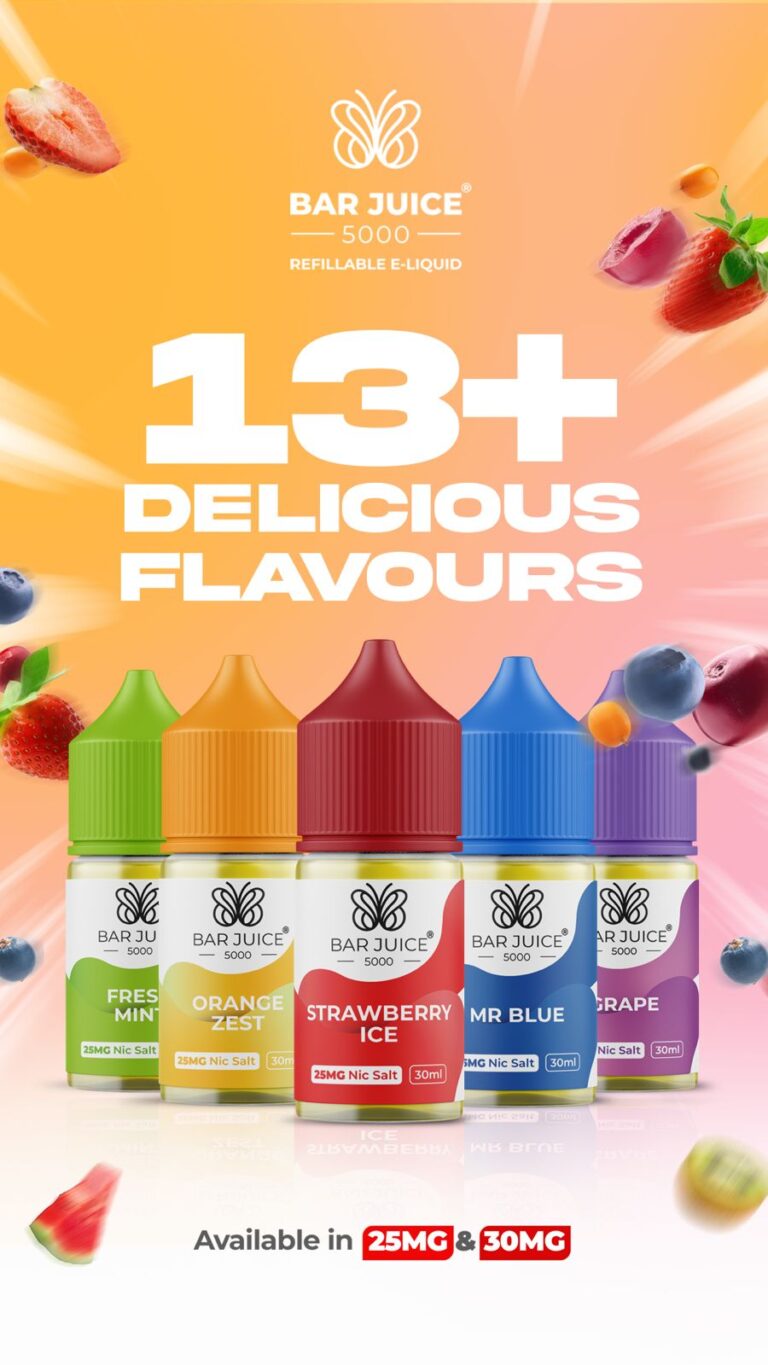 Bar Juice 5000 Nic Salts Vape Juice
