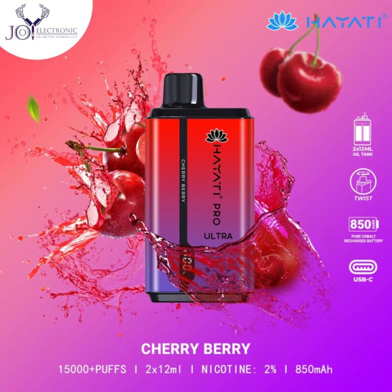 HAYATI Pro Ultra Cherry Berry 15000 Puffs
