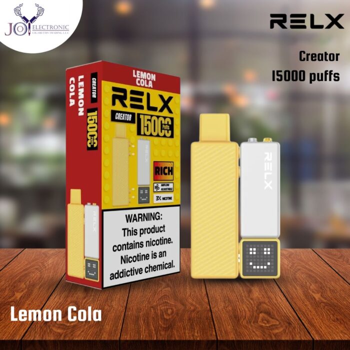 Relx Creator Starter Kit Lemon Cola 15000 Puffs