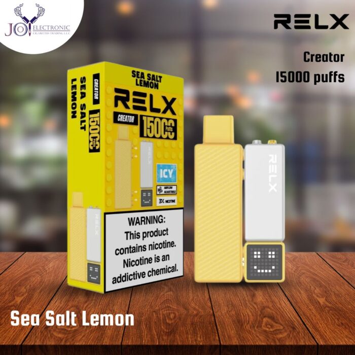 Relx Creator Starter Kit Sea Salt Lemon 15000 Puffs