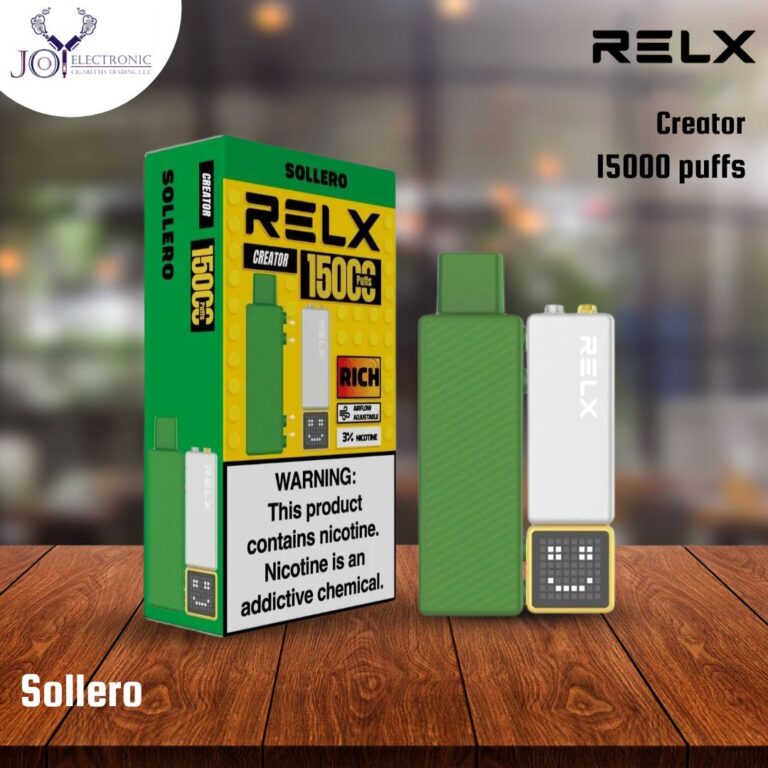 Relx Creator Starter Kit Sollero 15000 Puffs