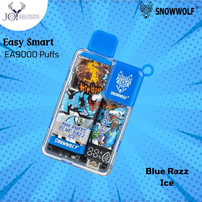 Snowwolf Easy Smart Blue Razz Ice EA9000 Puffs