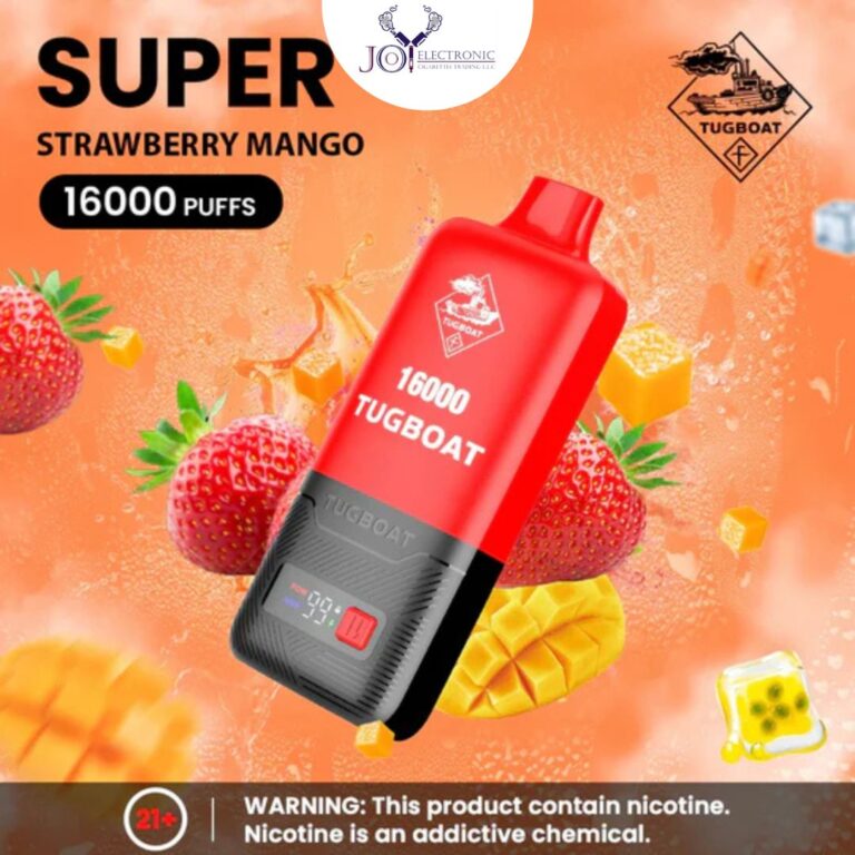 Tugboat Super Strawberry Mango 16000 Puffs