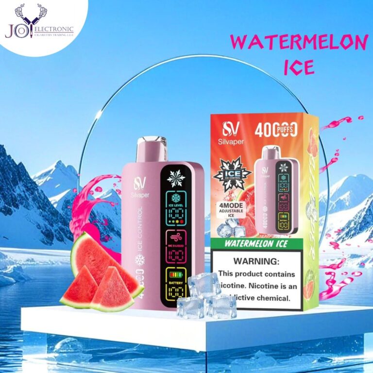 SILVAPER 4 Mode Adjustable Ice Watermelon Ice 40000 Puffs