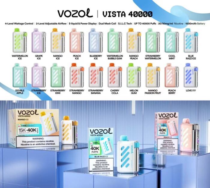 Vozol VISTA 40000 Puffs Disposable Vape in UAE