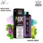 Al Fakher Mega Max Grape mint 40000 Puffs