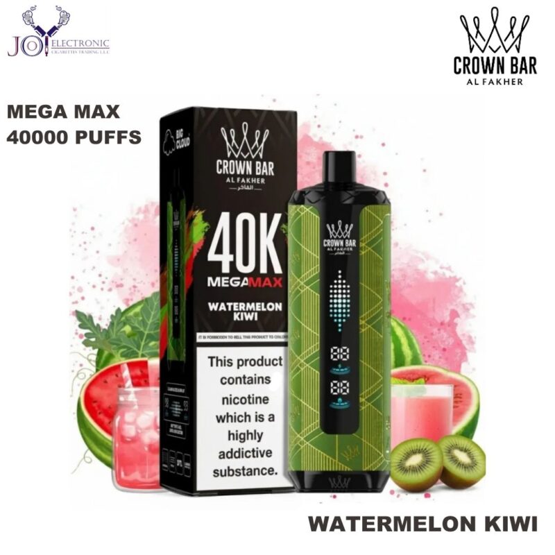 Al Fakher Mega Max Watermelon Kiwi 40000 Puffs